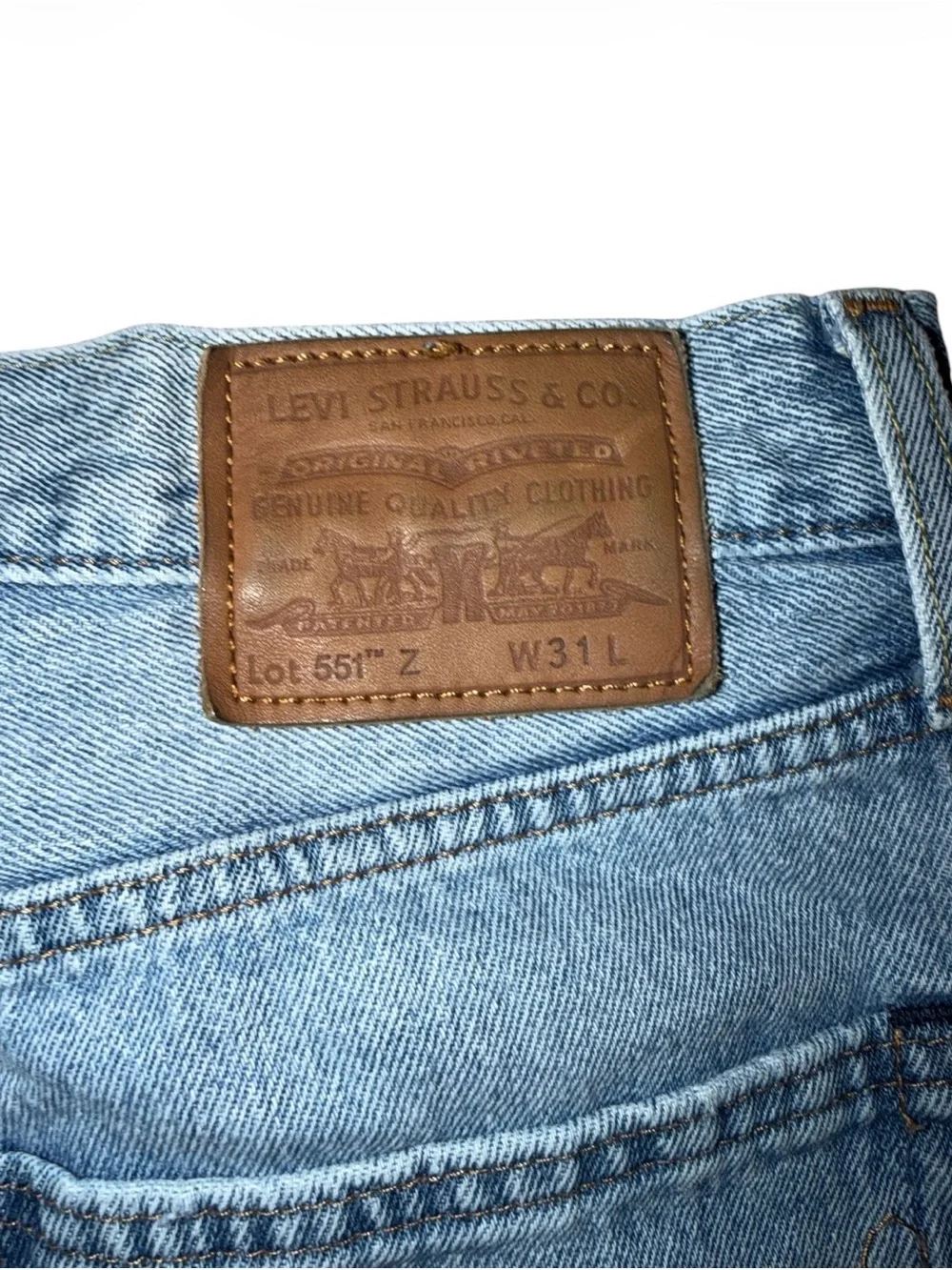 Levi's Light Blue Relaxed Straight Jeans